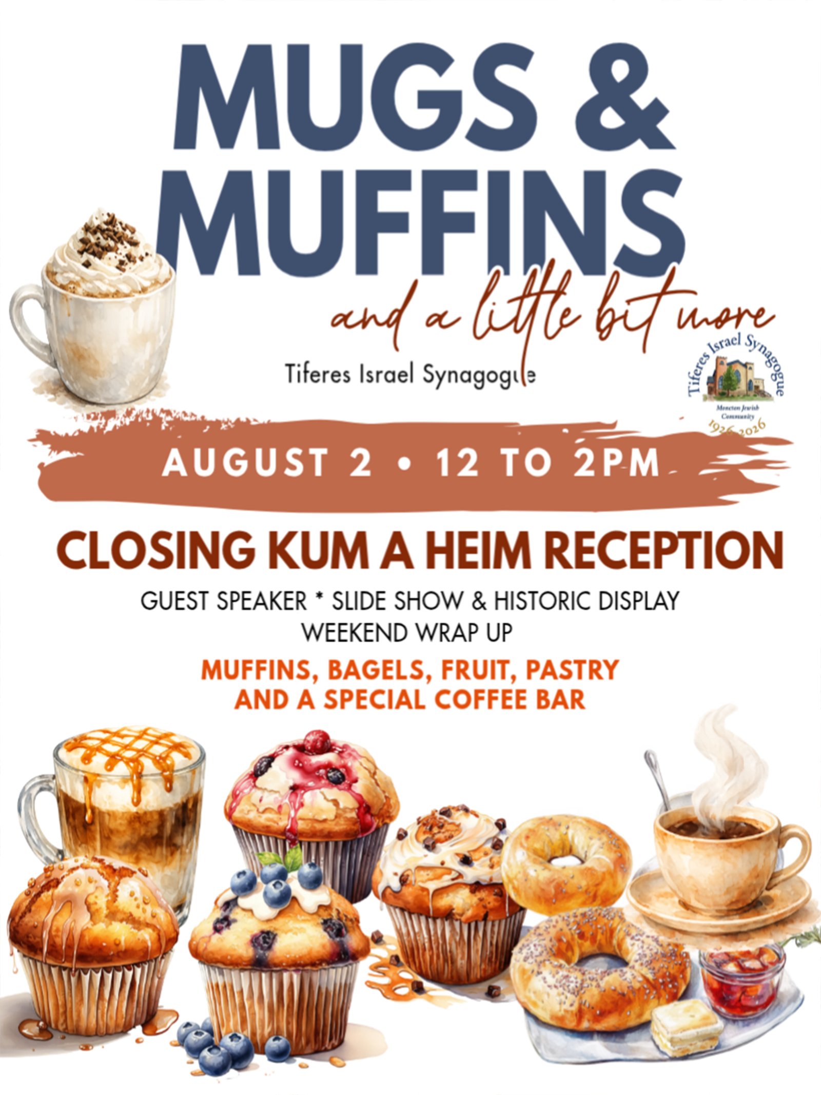 MUGS AND MUFFINS Sponsors Aug 2 18 x 24